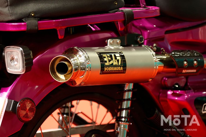 “ハンバーグ師匠”こと「スピードワゴン」井戸田 潤さんのバイク「ホンダ ハンターカブ」【東京アウトドアショー2022】