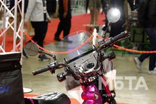 “ハンバーグ師匠”こと「スピードワゴン」井戸田 潤さんのバイク「ホンダ ハンターカブ」【東京アウトドアショー2022】