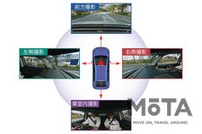 ケンウッド 360°撮影対応 2カメラドライブレコーダー「DRV-C770R」