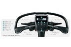 トヨタ 超小型BEV「C+walk T（シーウォークティー）」ハンドルまわりのレイアウト[2021年10月1日発売]