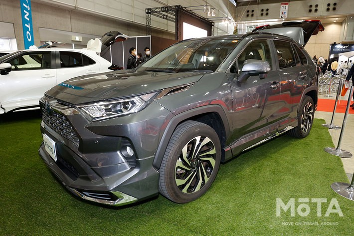 トヨタ RAV4 PHV モデリスタ仕様車（トヨタのサブスクリプションサービス「KINTO（キント）」ブース）【東京アウトドアショー2022】