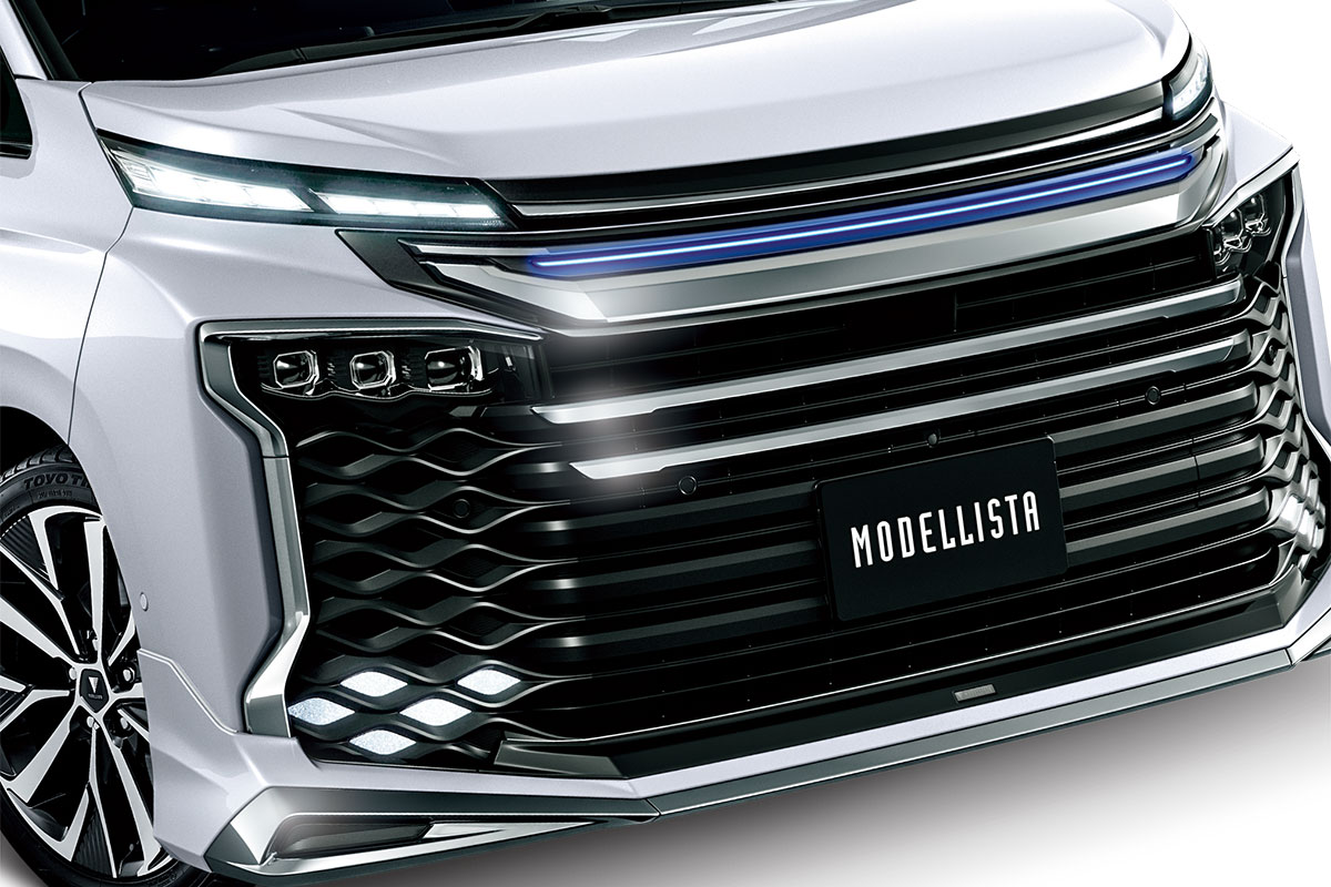 新型ヴォクシーのギラツキ度が200%増し!? 「MODELLISTA(モデリスタ
