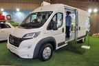 FCAジャパン、大型商用バン「フィアット デュカト」を国内初披露、正規輸入に向け準備を開始[ジャパンキャンピングカーショー2017（JCCS2017）]