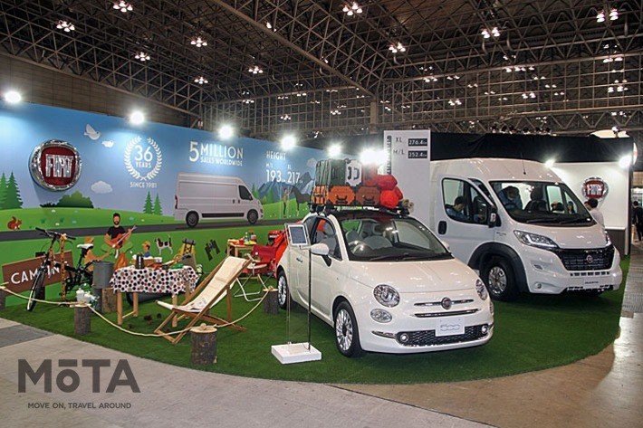 FCAジャパン、大型商用バン「フィアット デュカト」を国内初披露、正規輸入に向け準備を開始[ジャパンキャンピングカーショー2017（JCCS2017）]