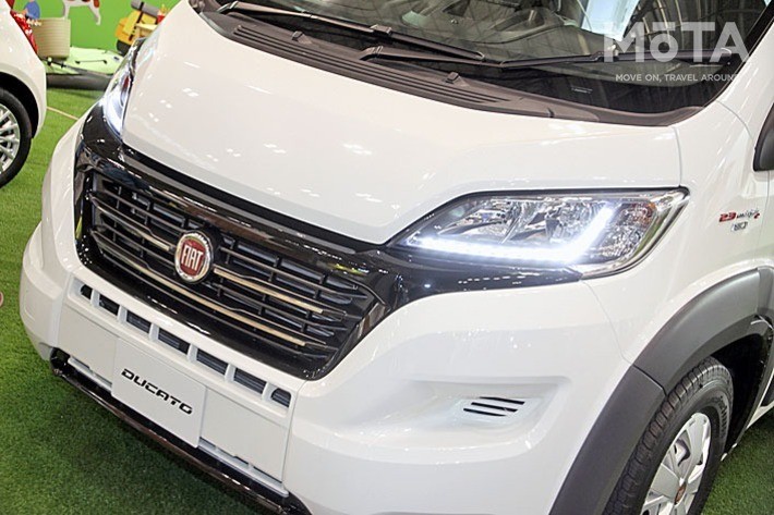 FCAジャパン、大型商用バン「フィアット デュカト」を国内初披露、正規輸入に向け準備を開始[ジャパンキャンピングカーショー2017（JCCS2017）]