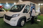 FCAジャパン、大型商用バン「フィアット デュカト」を国内初披露、正規輸入に向け準備を開始[ジャパンキャンピングカーショー2017（JCCS2017）]