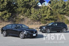 (左)キャデラック CT5 スポーツ　（右）キャデラック XT4 スポーツx