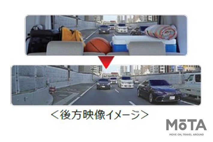 ケンウッド、ナビ連携デジタルルームミラー型ドライブレコーダー