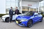 ホンダ S660 用品装着(青)、モデューロX