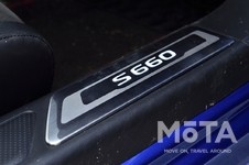 ホンダ S660 用品装着(青)、モデューロX