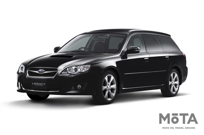 スバルのADAS「アイサイト」を初搭載したスバル レガシーツーリングワゴン2.0GT(2008年)