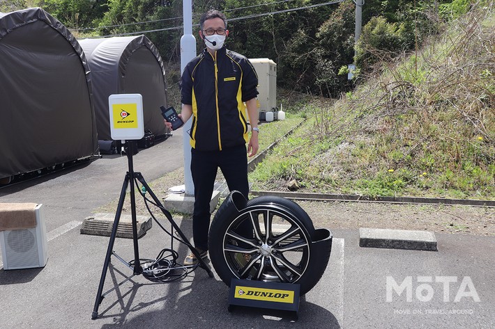 タクシー事業者やレンタカー事業者を対象に実証実験が行われているタイヤ空気圧・温度管理サービス