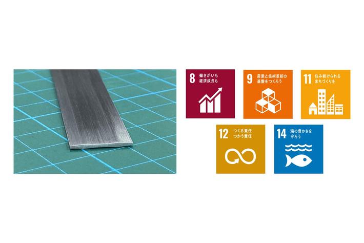 マグネシウムの素材と異形圧延技術で切削工程を省略し、エコプロダクツを実現する「ZA系マグネシウム合金材」を使用した異形圧延製品開発のお知らせ