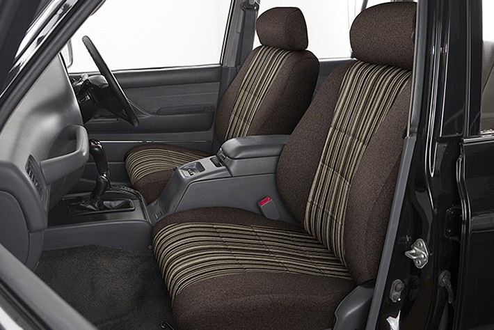 コンビ(ストライプ x 茶)