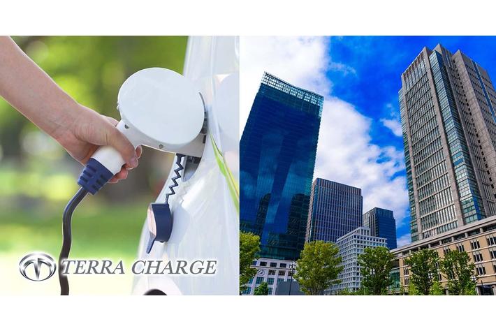 テラモーターズ、オフィスビルに100基のEV充電インフラを無料提供