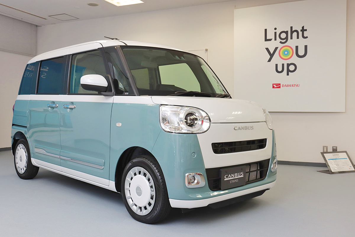 約6年ぶりにフルモデル チェンジした新型ムーヴキャンバスは2種類のデザインを設定 価格は149万6000円 191万9500円 話題を先取り 新型車解説22 Mota