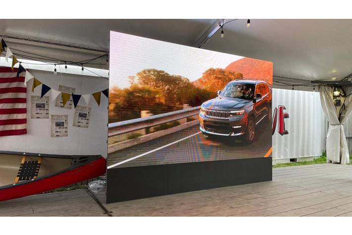 Jeep試乗会「JEEP REAL GRILL」にLEDビジョンを導入しました