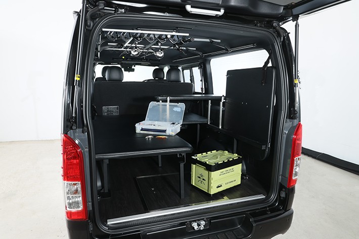 釣り好きならきっと欲しくなる ハイエースをベースにしたコンプリートパッケージ Fishing Van がついに完成 Pr Flex株式会社 画像ギャラリー No 4 特集 Mota