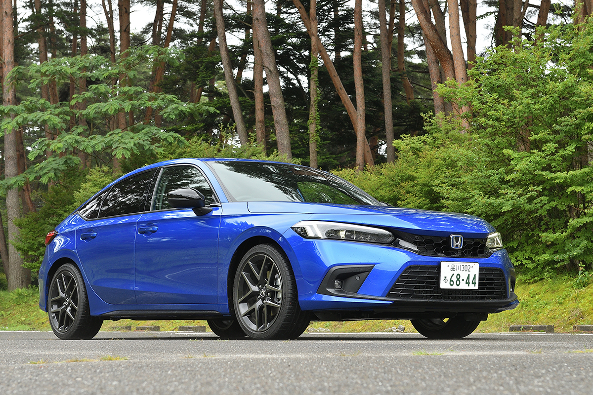 ホンダ 新型シビック E Hev試乗 進化したe Hevにより 同じシビックでもガソリン車やmt車 よりも乗りやすくスポーティな走行性能を実現 22年 話題を先取り 新型車解説22 Mota