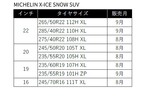 「MICHELIN X-ICE SNOW」