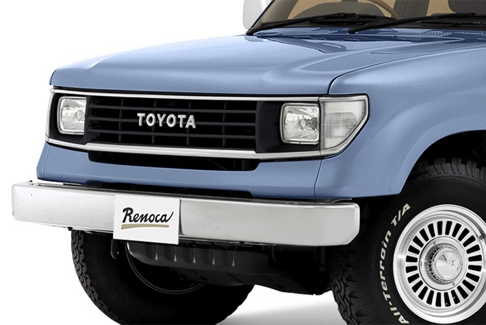 角目ヘッドライト+シルバー/黒フロントグリル