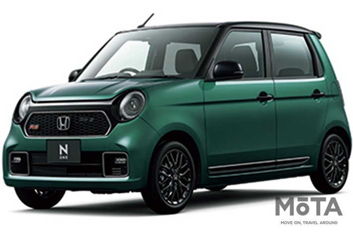 ホンダ N-ONE RS ブリティッシュグリーン・パール＆ブラック