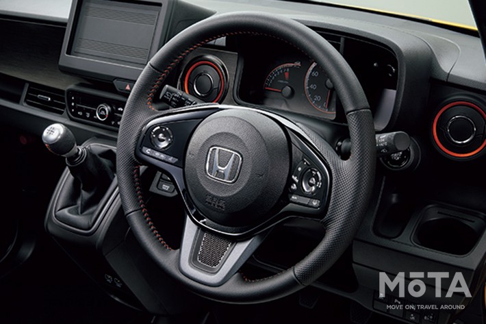 ホンダ N-ONE RS専用本革巻ステアリングホイール