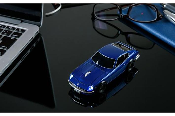 かっこよすぎる！ライトが光るギミックの日産フェアレディ 240Z 型無線マウスご購入の方にクリーニングクロスプレゼントキャンペーン開催