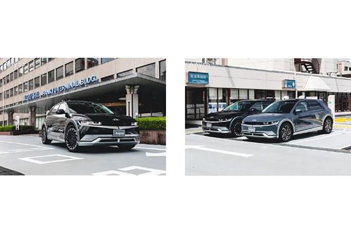 関西初 排気ガスをださない電気自動車「IONIQ 5」のカーシェアステーションを阪急大阪梅田駅駐車場に設置