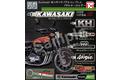 「Kawasakiモーターサイクルエンブレム メタルキーホルダーコレクション」
