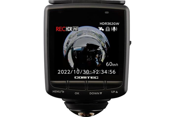 360°カメラ＋リヤカメラのコンパクトモデル「HDR362GW」発売