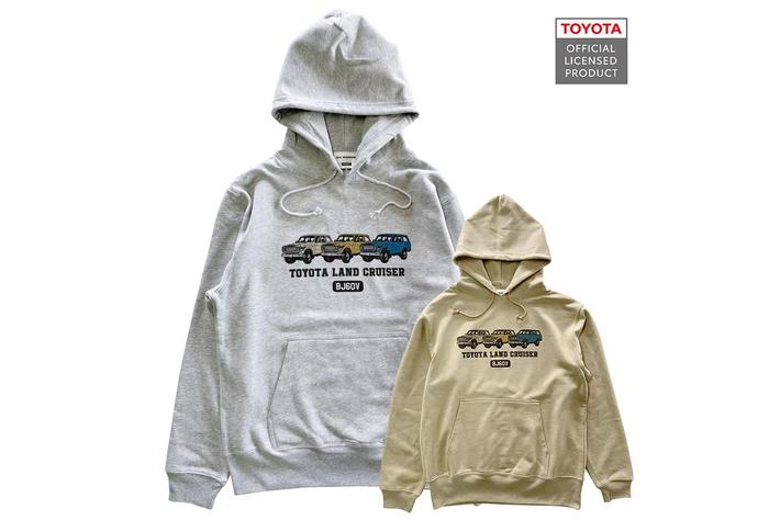 【初登場】トヨタ ランドクルーザーデザインのパーカーが登場