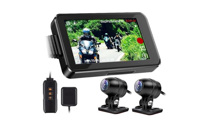 MAXWINからリアモニター機能付きバイク用前後同所録画ドライブレコーダーDVR-B003が新登場！