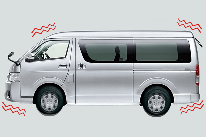 1000円　格安売り切り【訳アリ】200系 ハイエース 4型 5型 標準 フロント リップ スポイラー 未塗装 新品 1000円スタート『訳アリ』200系 ハイエース 4型 ワイド インテリア