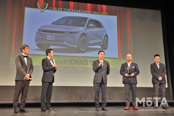 2022-2023 日本カー・オブ・ザ・イヤー授賞式の様子