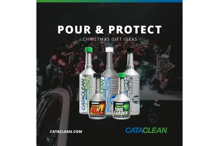 【CATACLEAN】次世代燃料添加剤キャタクリーン好評につき2輪車・機械用が追加されフルラインナップへ。