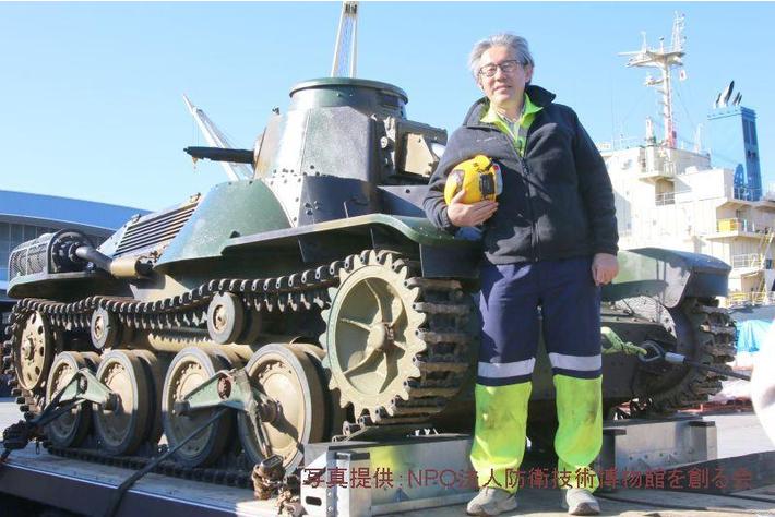 ＜PRESS　RELEASE＞　　　　　　　　　　　　　　　　　　　　　　　　　　　　　 英国から里帰りのため、クラウドファンディング実施中の「九五式軽戦車」がついに日本上陸を果たす！