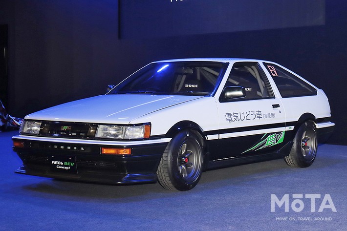 トヨタ、AE86（ハチロク）のEVと水素エンジン車を出展！「クルマ好きだからこそできるカーボンニュートラルの道」を提示【東京オートサロン ...