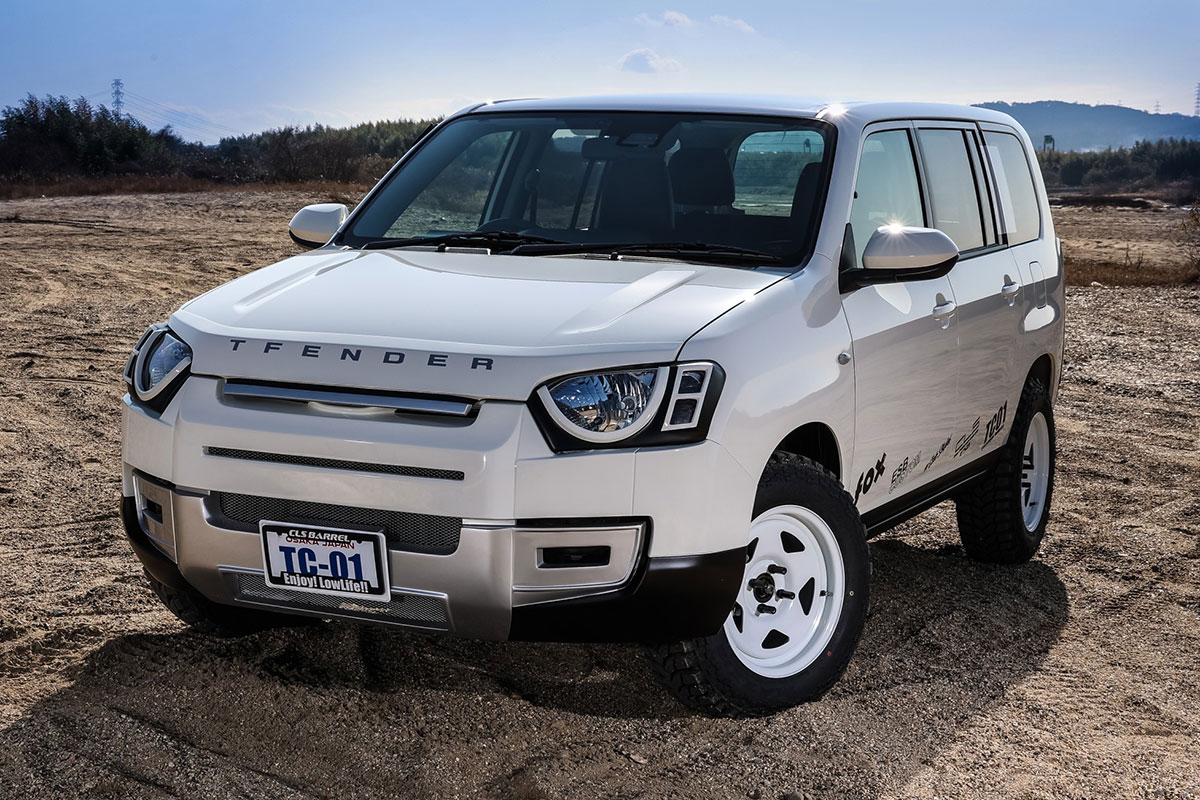 プロボックスとサクシードが“ディフェンダーに化ける”驚きのボディ