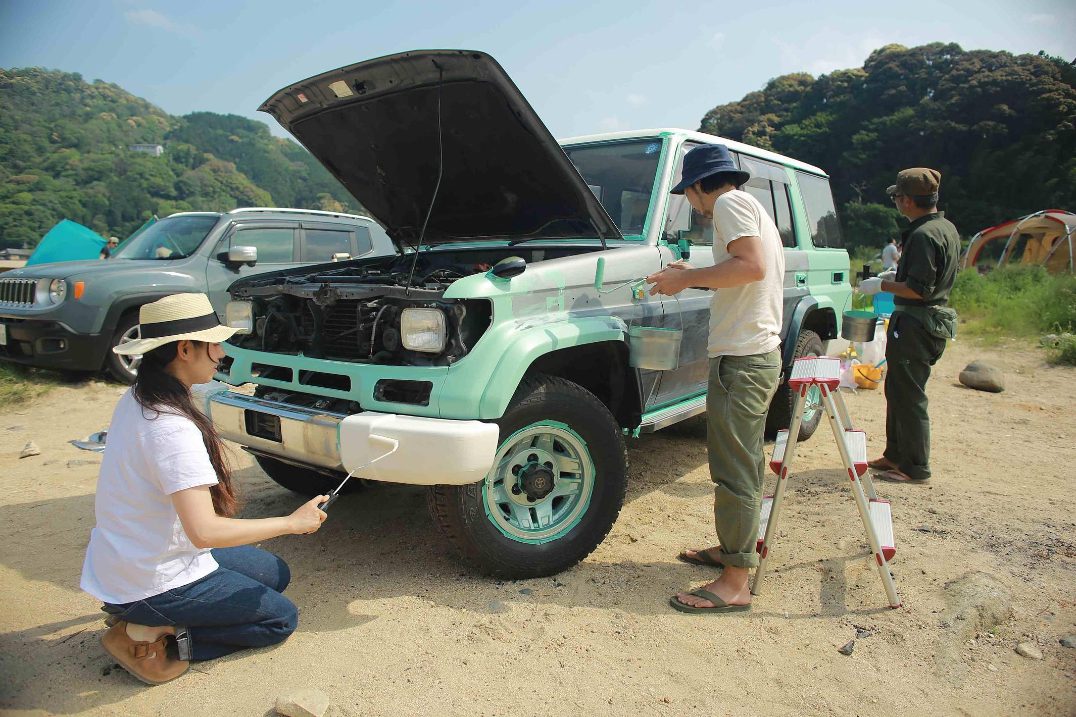 まゆこさん専用車体全塗装塗料セット 18クラウンマジェスタをDIYで全塗装！セレンゲッティオレンジ トヨタ メンテナンス