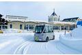 北海道の東川町において雪道での自動運転バスの試運行を実施