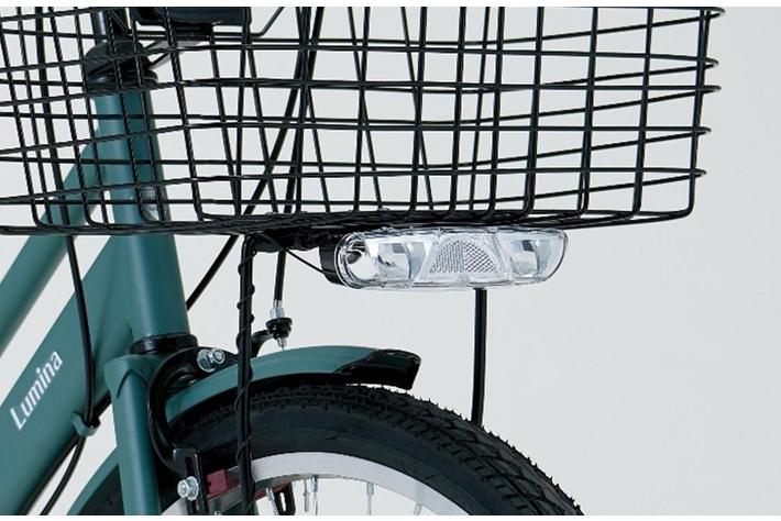 【土日引取り限定（大阪）】ダイワサイクル　ルミナG　グリーン系 高輝度ライト搭載で人気のLumina（ルミナ）シリーズにサイズアップ