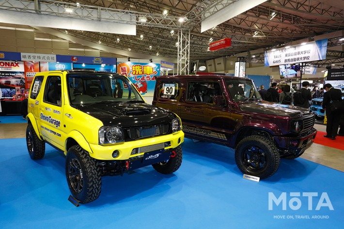 ショウワガレージがアウトドアでの使い勝手を追求したジムニー