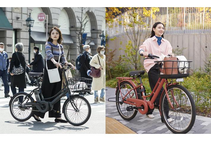 アサヒサイクル電動自転車2台　エナシスミー1台　エナシスコンパクト1台 春の新生活にぴったりな電動アシスト自転車「エナシスコンパクト