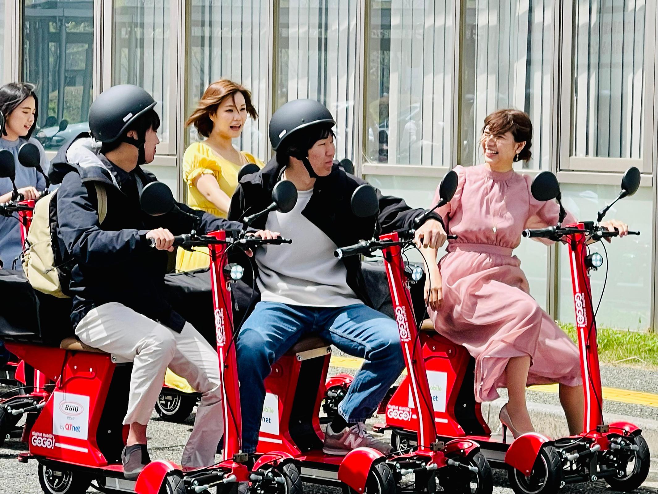 九州大学にて電動3輪バイクシェアリング「GOGO！シェア」を開始