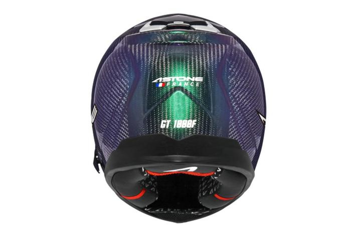 ASTONEヘルメット GT-1000F Lサイズ カーボンイリジウム ASTONE カーボン フルフェイスヘルメット GT-1000F イリジウム
