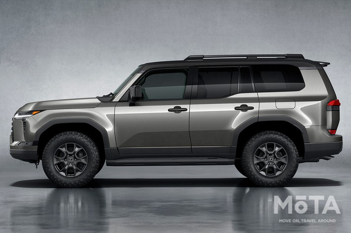 レクサス 新型GX “OVERTRAIL” ソニックチタニウム ×ブラック （プロトタイプ）