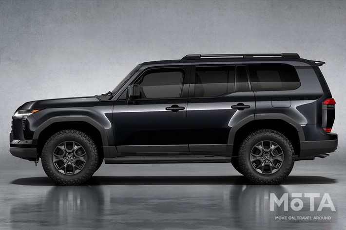 レクサス 新型GX “OVERTRAIL” グラファイトブラック ガラスフレーク （プロトタイプ）