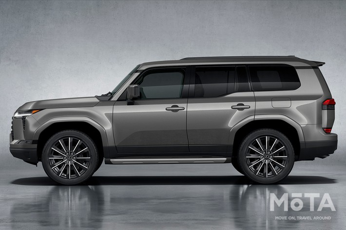 レクサス 新型GX チタニウムカーバイドグレー（プロトタイプ）