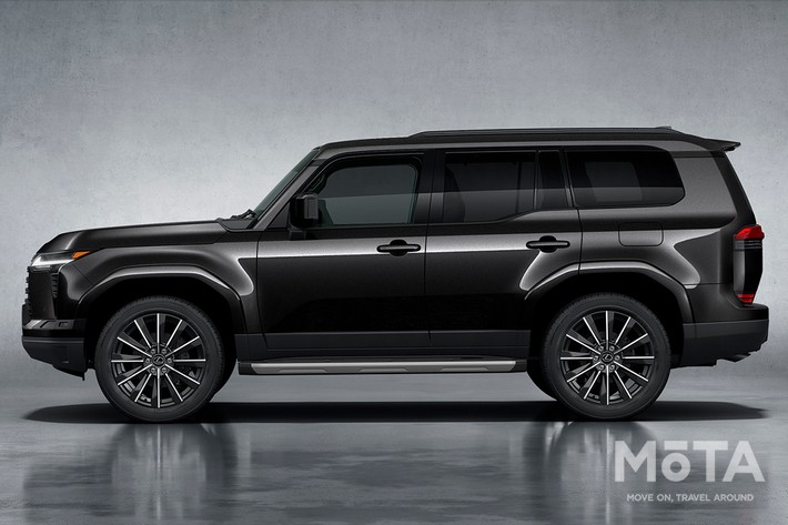 レクサス 新型GX グラファイトブラック ガラスフレーク （プロトタイプ）